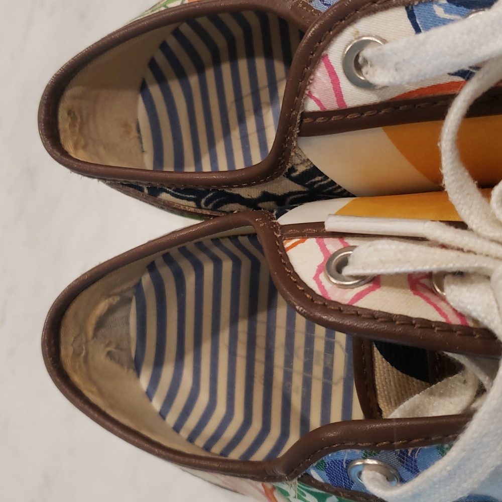 Coach Vintage Colorful Patchwork Shoes And Crossbody Bag 8.5 Shoes Small Bag - Picture 6 of 16